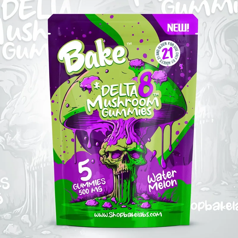 Bake — Delta-8 gummies pouch