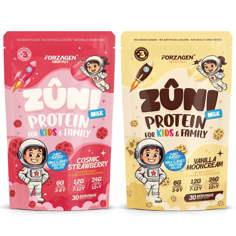 Forzagen Miniforce — Zūni kids protein pouches
