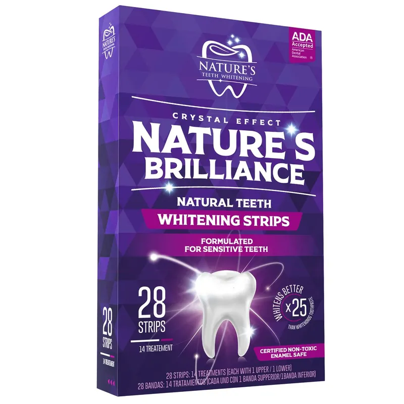 Nature's Brilliance — Whitening strips box