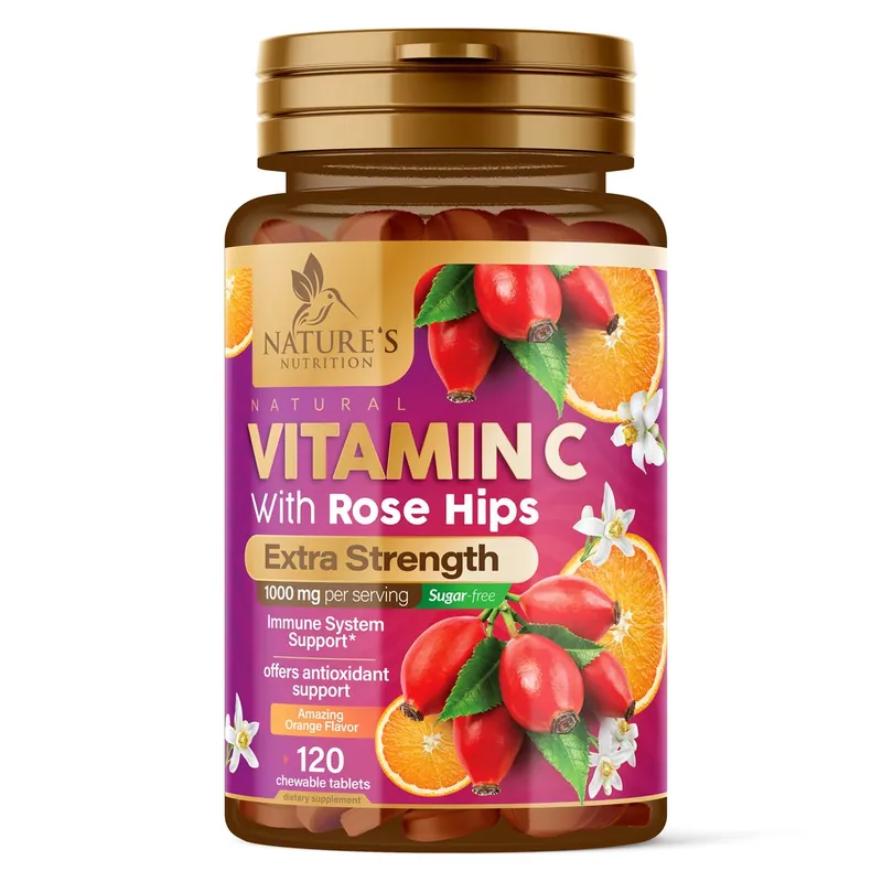 Nature's Nutrition — Vitamin C label