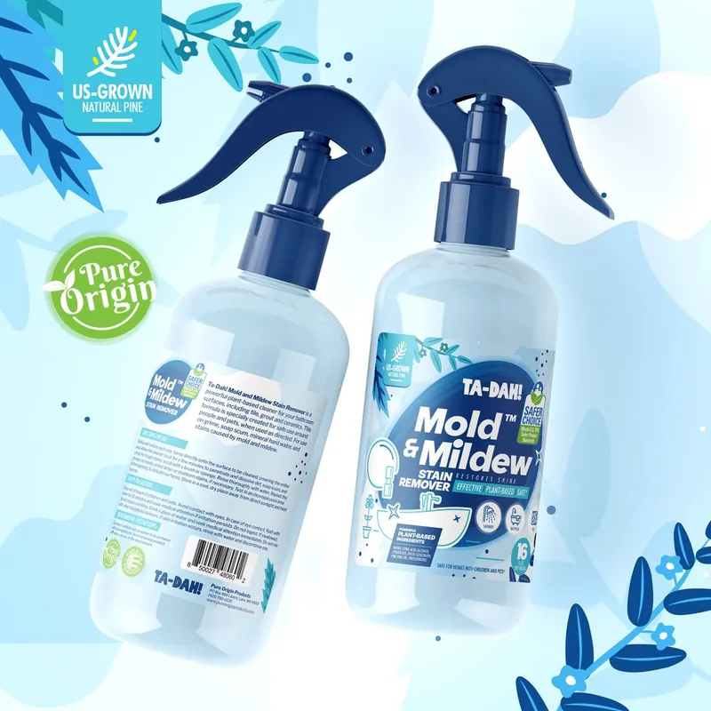 Ta-Dah! — Mold & mildew spray labels