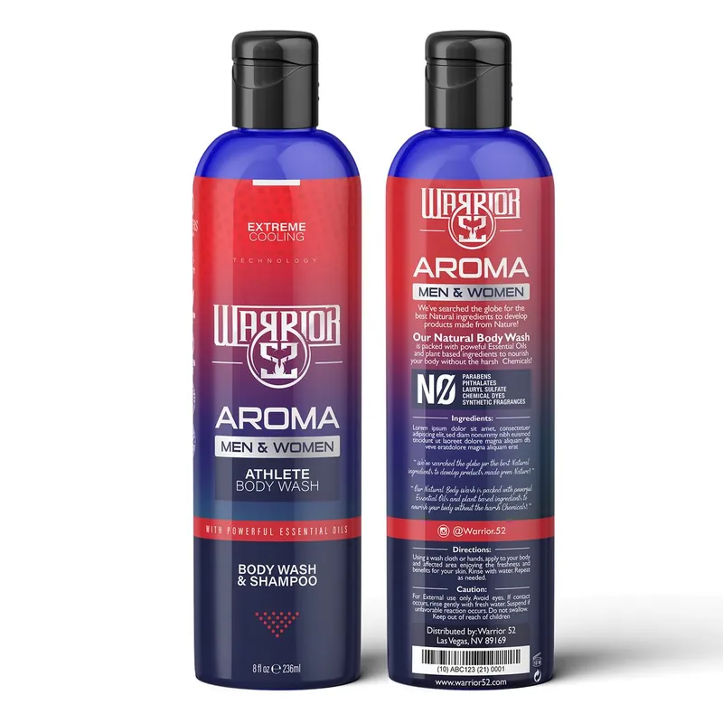 Warrior 52 — زجاجات غسول الجسم للرياضيين